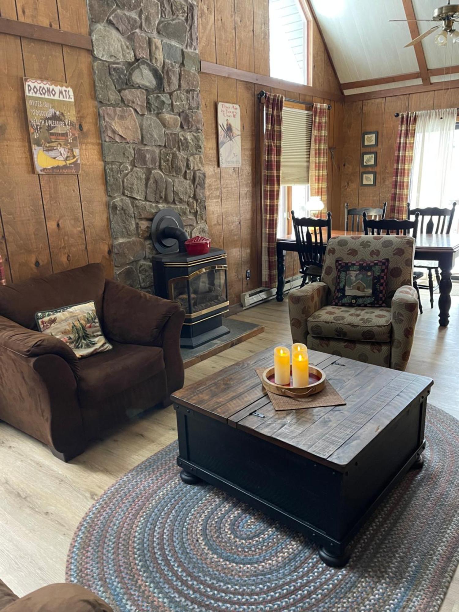 Pocono Mountain View Lake House In Lake Harmony Buitenkant foto