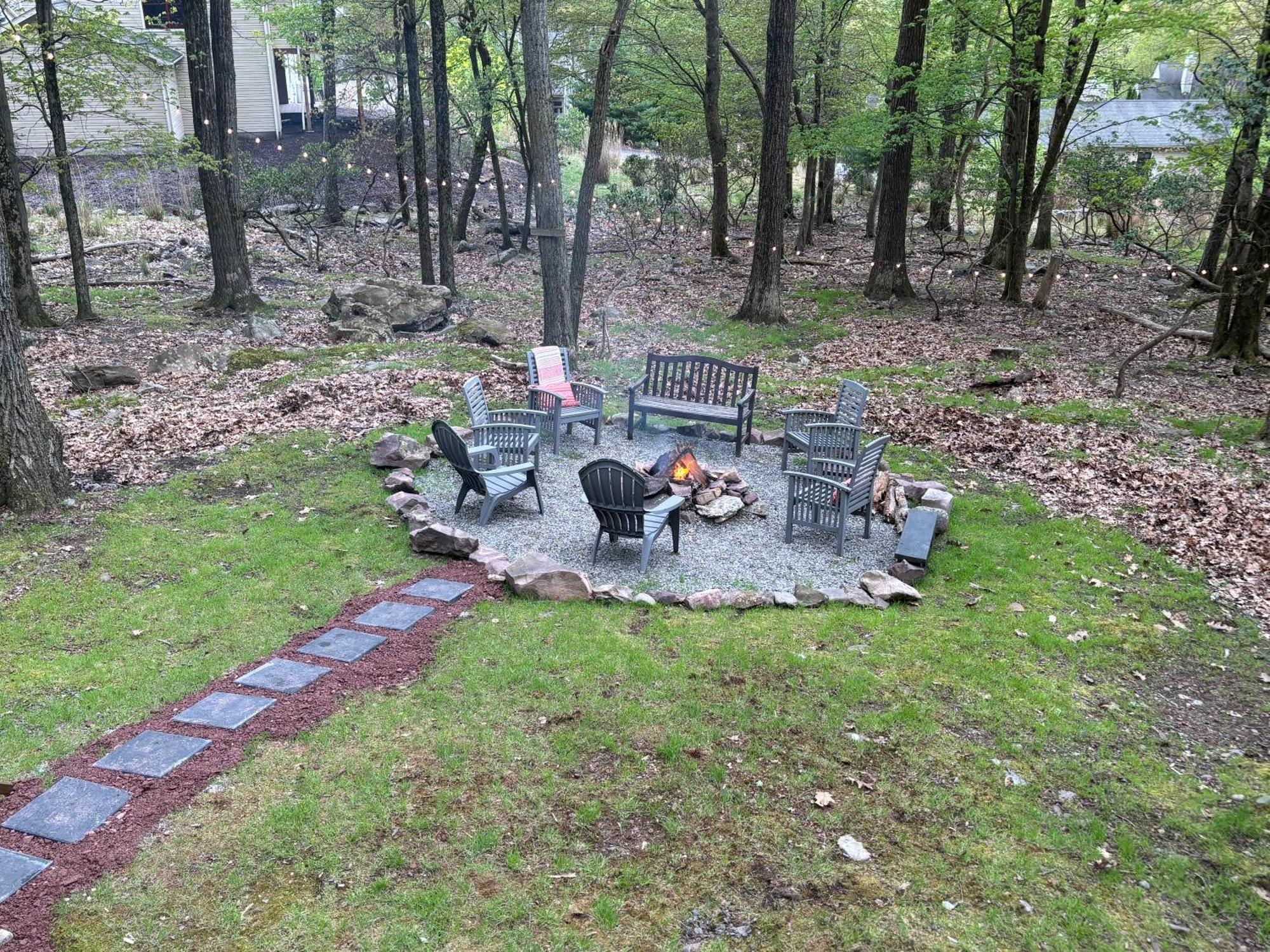 Pocono Mountain View Lake House In Lake Harmony Buitenkant foto